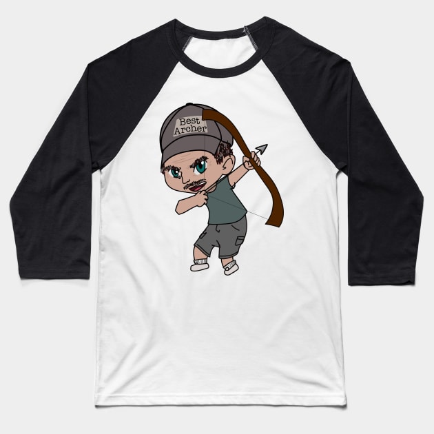 Best Archer Baseball T-Shirt by Jgeivett